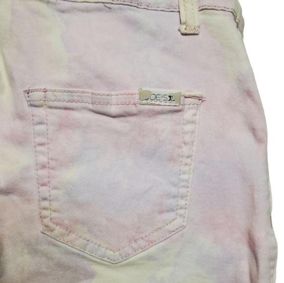 Joe's Pocketed Button Down Tie Dye Denim Romper Junior Large 12-14 - Picture 10 of 13